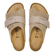 Men's Kyoto Suede Slide In Taupe