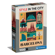 1000pc Style In The City - Barcelona Jigsaw Puzzle