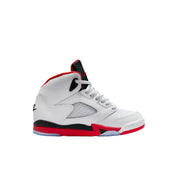Pre-School Nike Jordan 5 Retro OG White / Fire Red - Black HQ7979-101