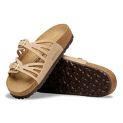 Women's Granada Nubuck Slide Sandals In Sandcastle