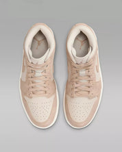 Nike Air Jordan 1 Mid SE FJ3448-200 Sneakers Wo Light Brown Lace Up TF498