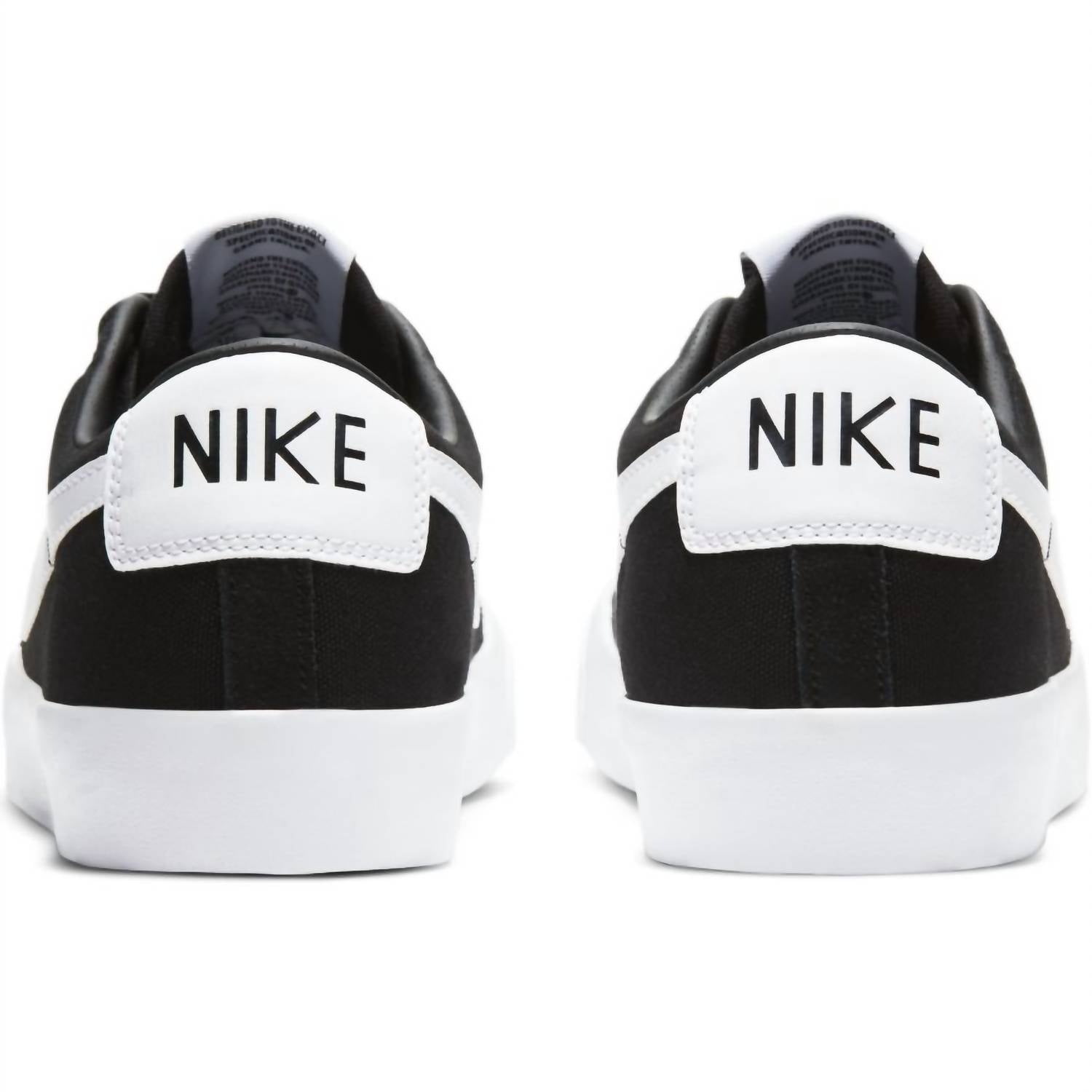 Men's Sb Blazer Low Pro Gt Skate Shoes In Black/white