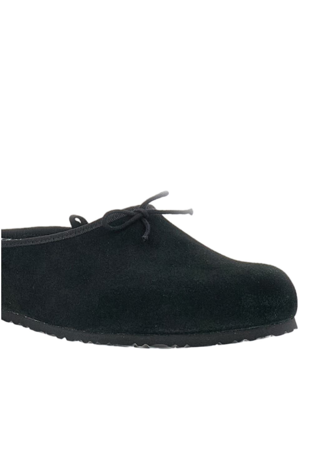 Opera Mule with Gingham Print Cork Footbed and Bow Detail