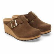 Women's Fanny Round Toe Wedge In Brown