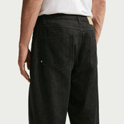 Loose Denim Skate Pants In Black
