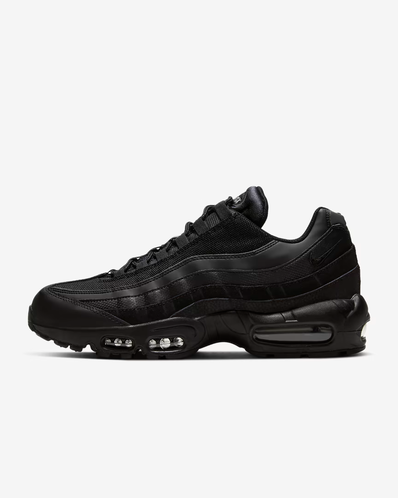Men's Nike Air Max 95 Essential CI3705-001 Sneakers 6 Black Running Shoes FD1060