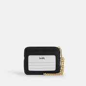 Coach Outlet Zip Card Case In Signature Leather