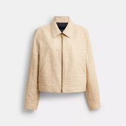 Coach Outlet Signature Zip Front Jacket