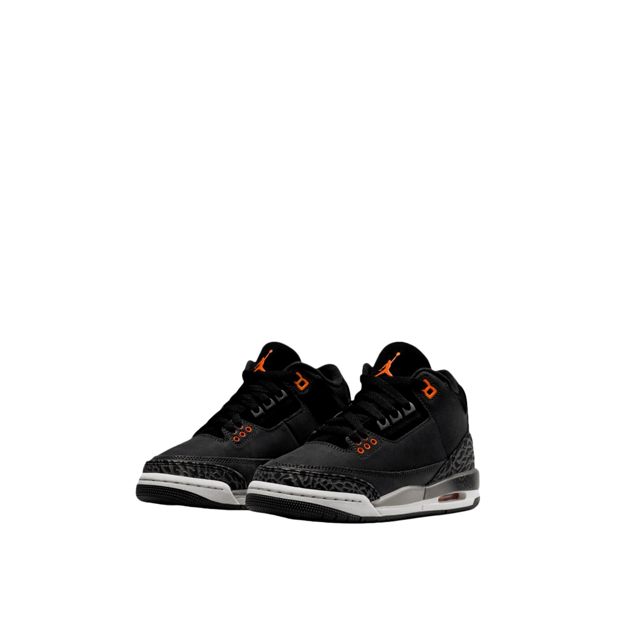 Grade-School Nike Air Jordan 3 Retro Night Stadium/Total Orange DM0967-080