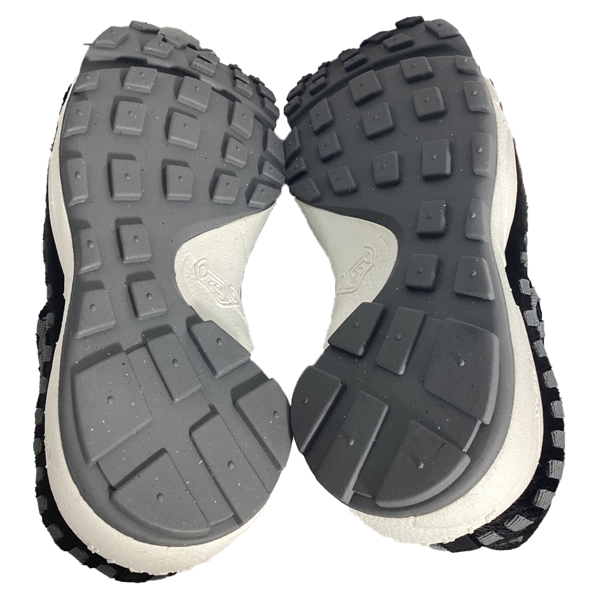Nike Air Footscape Woven Sneakers in Black Pony Hair