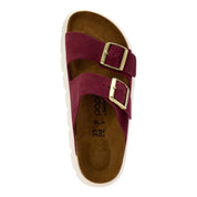 Women's Papillio by Birkenstock Arizona Sandals Berry Platform Slide GAL905