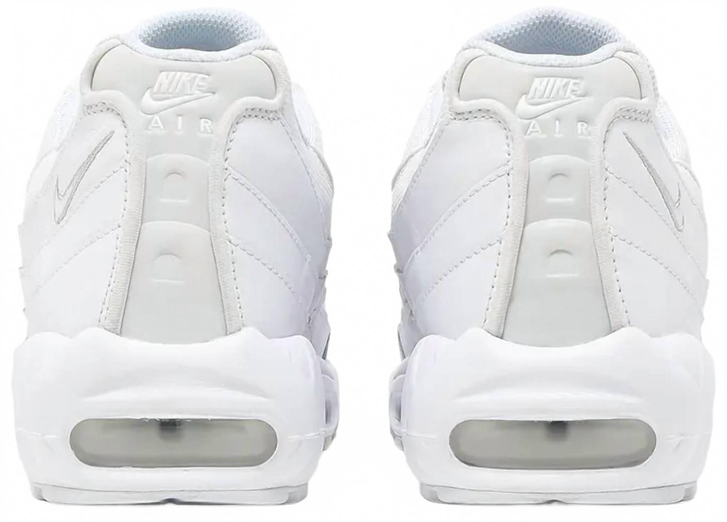 Men's Air Max 95 Shoes In Triple White
