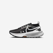 Women's Zoomx Zegama Trail 2 Running Shoes In Black/white-Wolf Grey