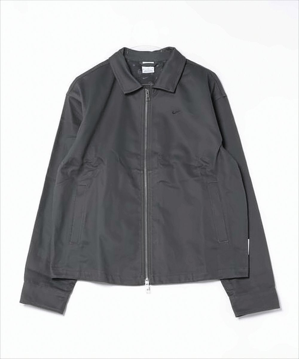 Minimalist Black Jacket with Graphic Back Print