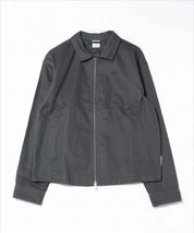 Minimalist Black Jacket with Graphic Back Print