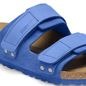 Women's Birkenstock Uji 1025712 Sandal US 7-7.5 Blue Suede Leather Comfort KHD165