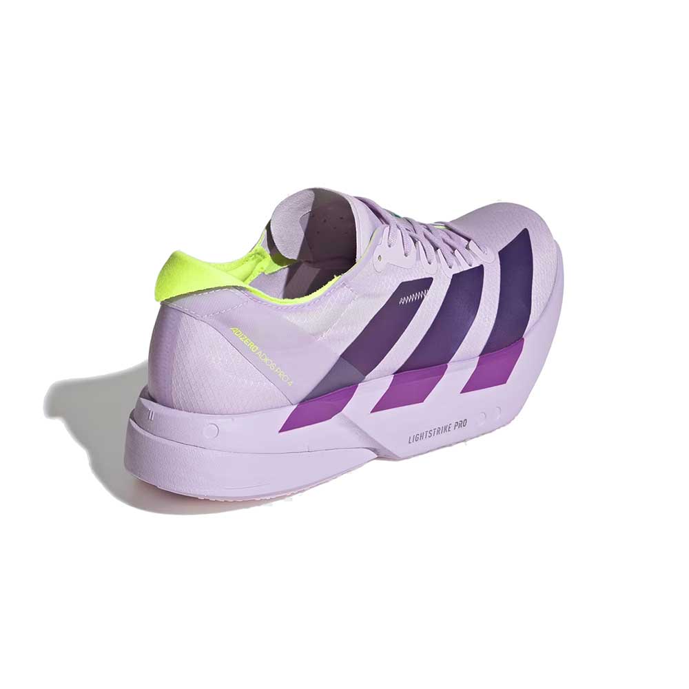 Women's Adizero Adios Pro 4 - Purple Tint/Solar Purple/Signal Green - Regular (B)