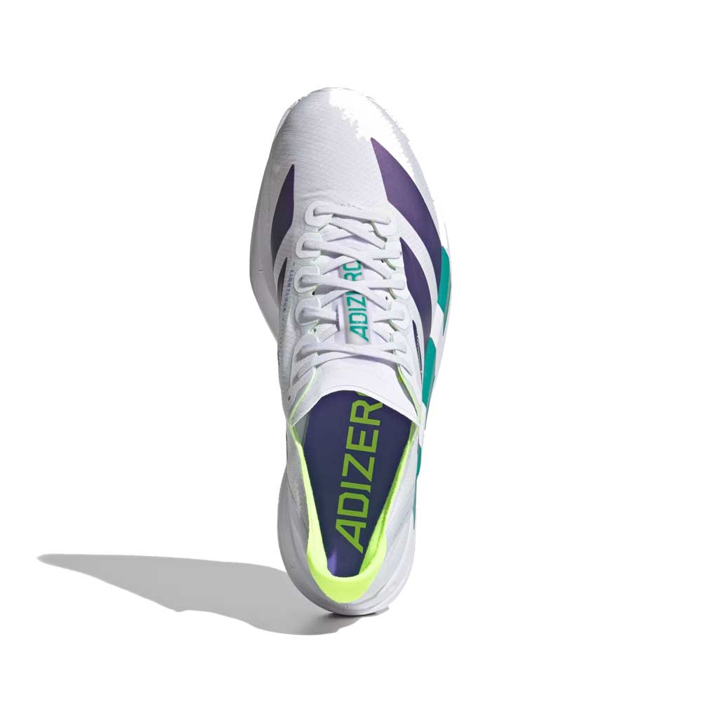 Men's Adizero Adios Pro 4 Running Shoe - Frozen Purple/Solar Purple/Signal Green - Regular (D)
