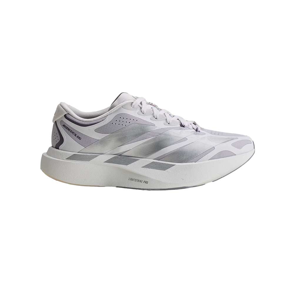 Women's Adizero EVO SL EXO Running Shoe - Glory Grey/Silver Metallic/Dash Grey - Regular (B)