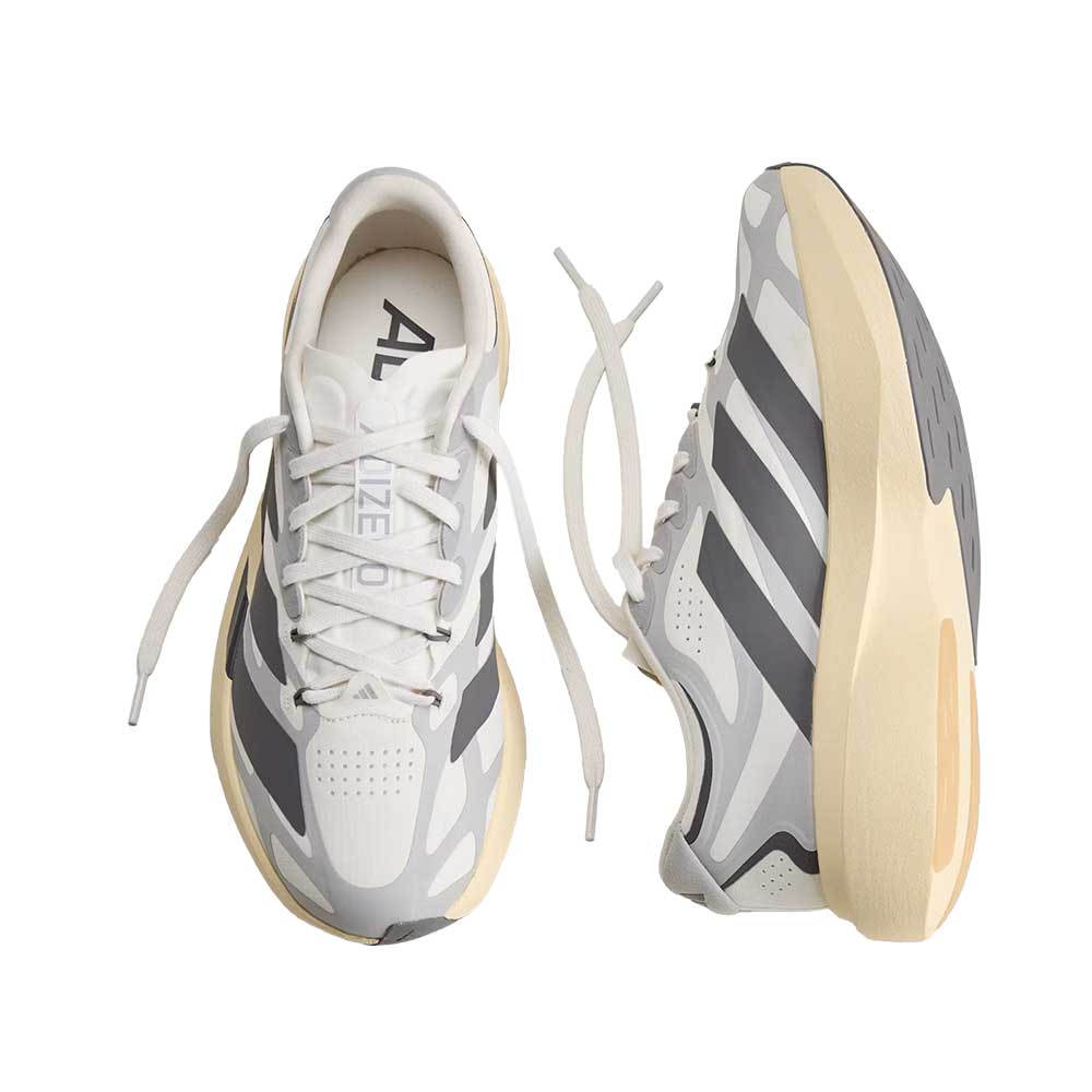 Men's Adizero EVO SL EXO Running Shoe - Core White/Utility Black/Grey Two - Regular (D)