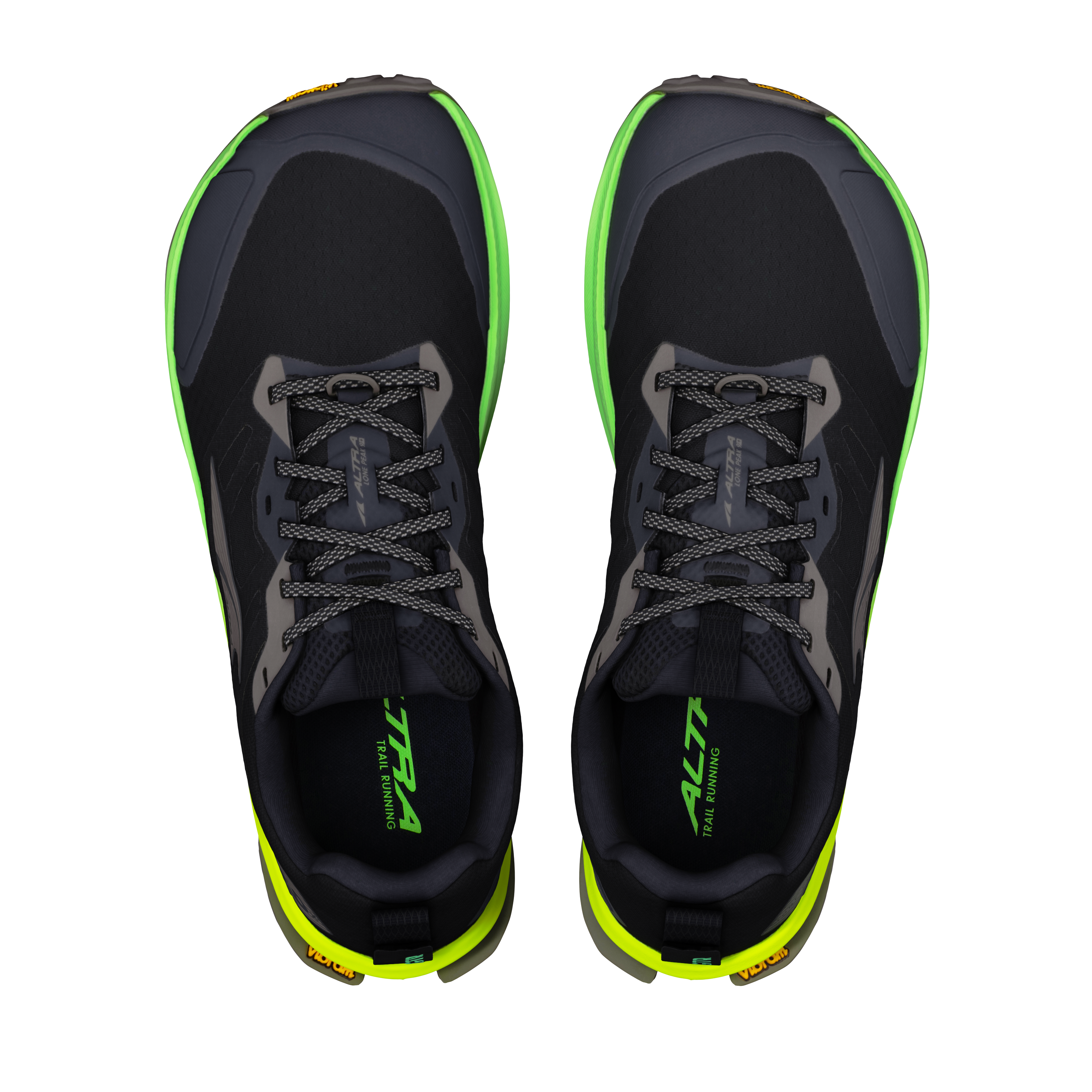 Men's Lone Peak 9+ (88D - Black/Dark Gull Grey/Gecko)