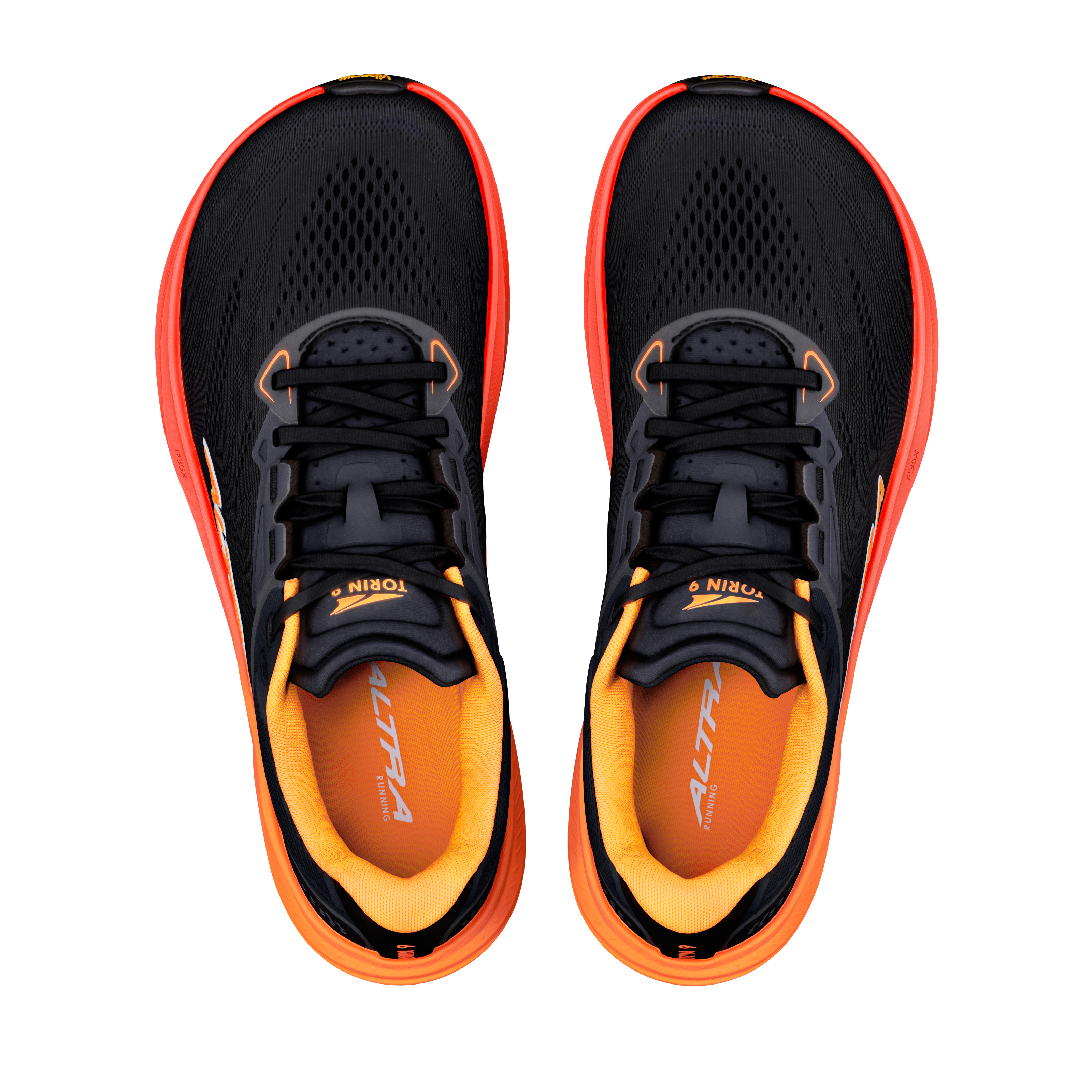 Men's Torin 9 (87P - Black/Orange Pop/Fiery Coral)
