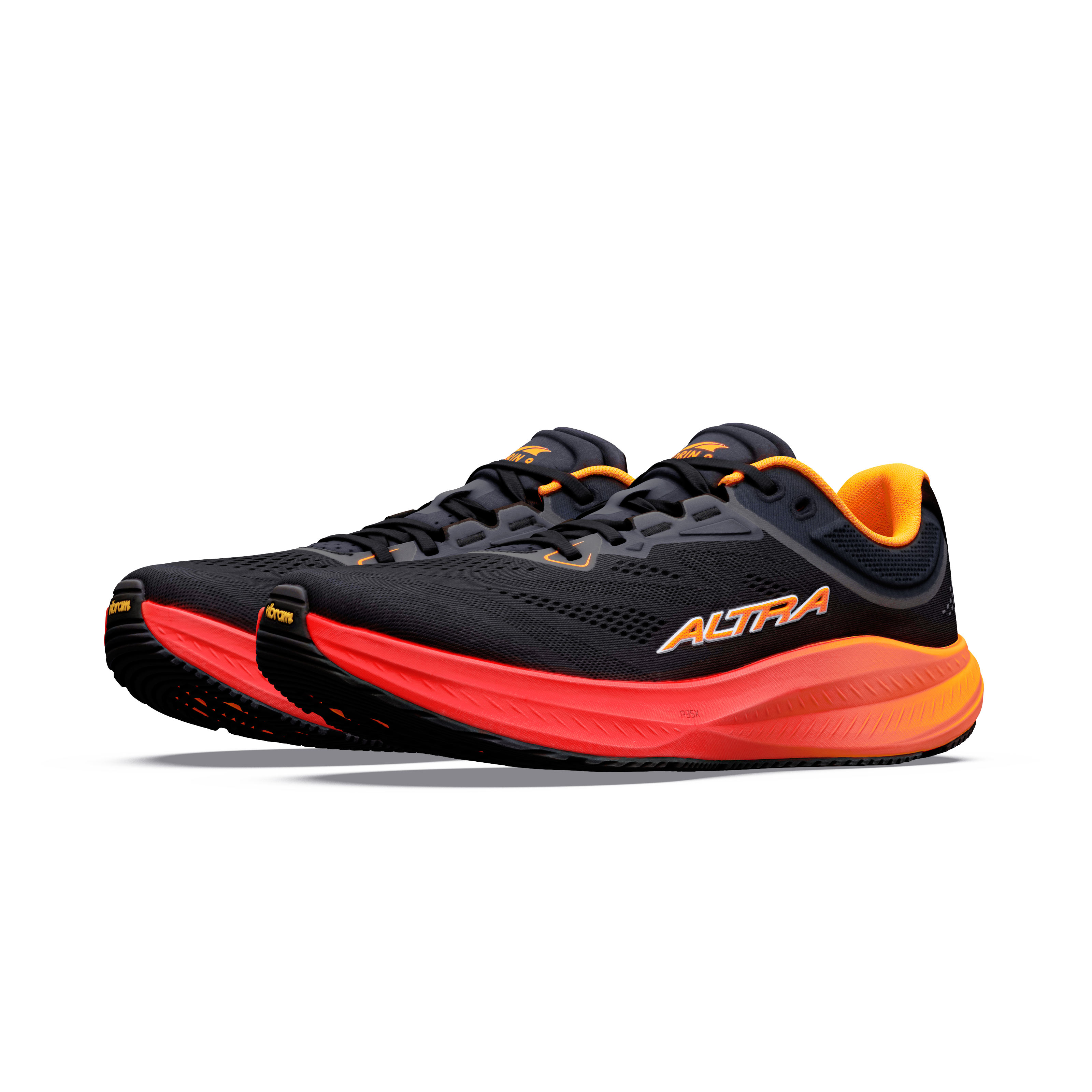 Men's Torin 9 (87P - Black/Orange Pop/Fiery Coral)