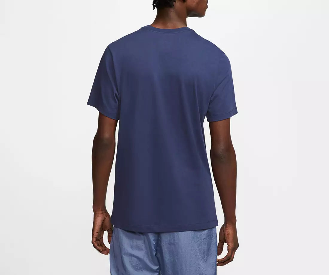 Nike Men's Sportswear Icon Futura Graphic T-Shirt AR5004-411 Midnight Navy/White