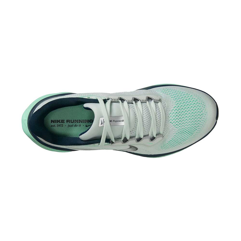 Women's Nike Pegasus 41 Running Shoe - Ghost Aqua/Metallic Silver/Mint Foam - Regular (B)