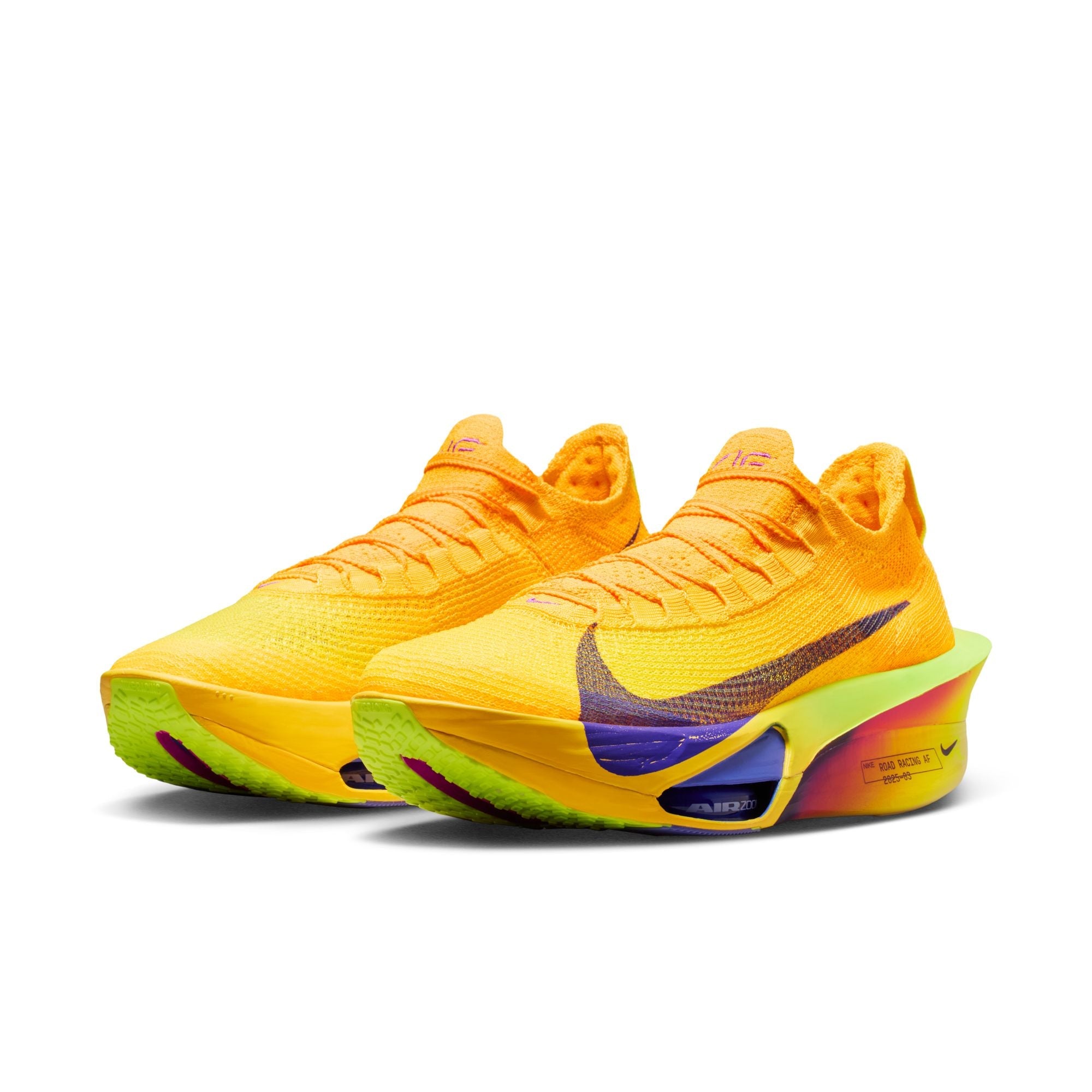 Men's Alphafly 3 (800 - Laser Orange/Indigo Burst-Citron Pulse)