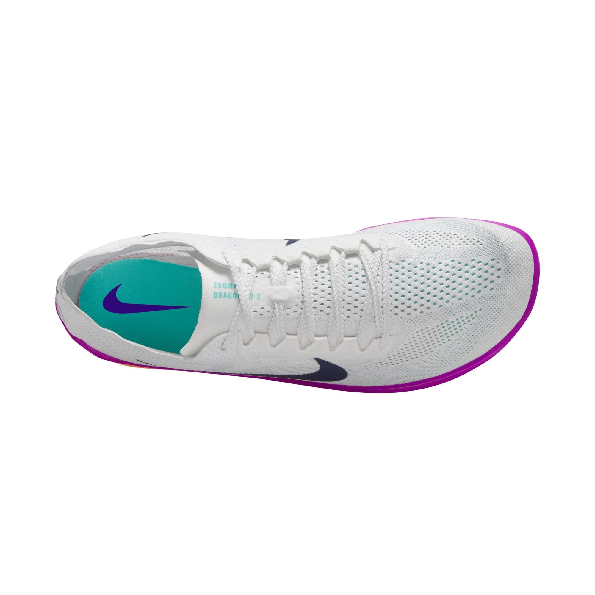 Unisex Dragonfly 2 (100 - White/Obsidian-Hyper Turq-Fire Pink)