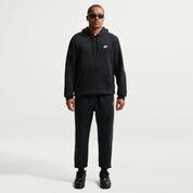 Men's Nike Club Pullover Fleece Hoodie - Black/White