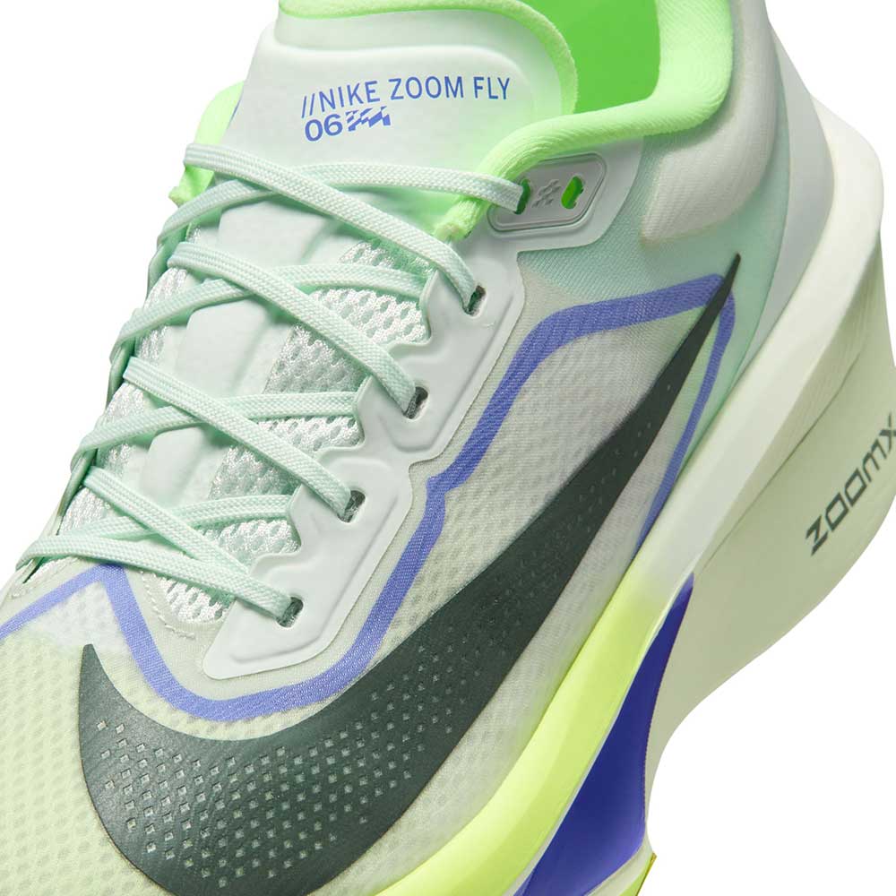 Men's Nike Zoom Fly 6  - Barely Green/Black Spruce/Volt Ice - Regular (D)