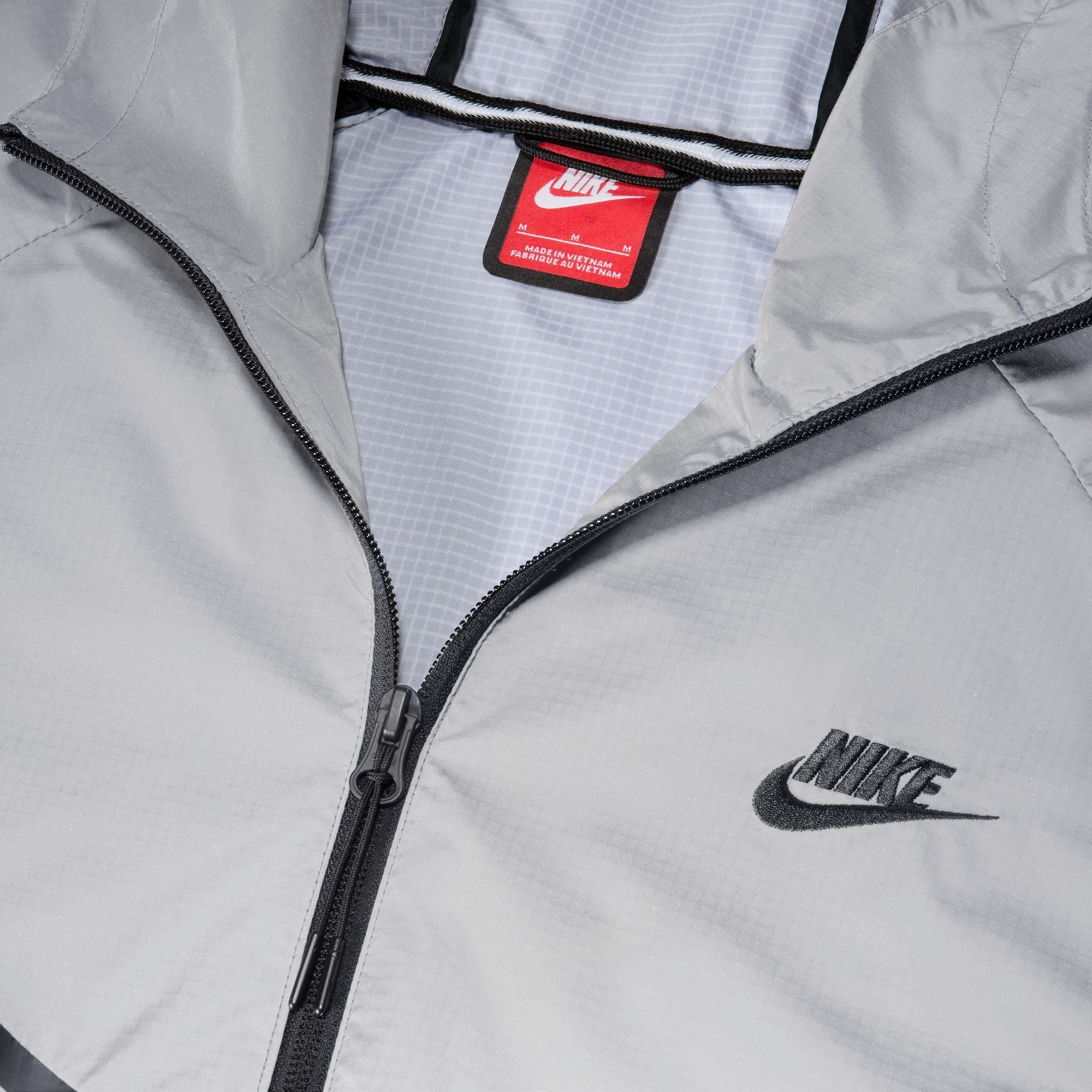 Men's Nike Tech Woven Reflective Jacket - Reflect Silver/Black