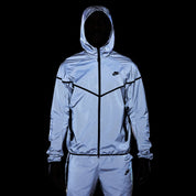 Men's Nike Tech Woven Reflective Jacket - Reflect Silver/Black