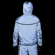 Men's Nike Tech Woven Reflective Jacket - Reflect Silver/Black