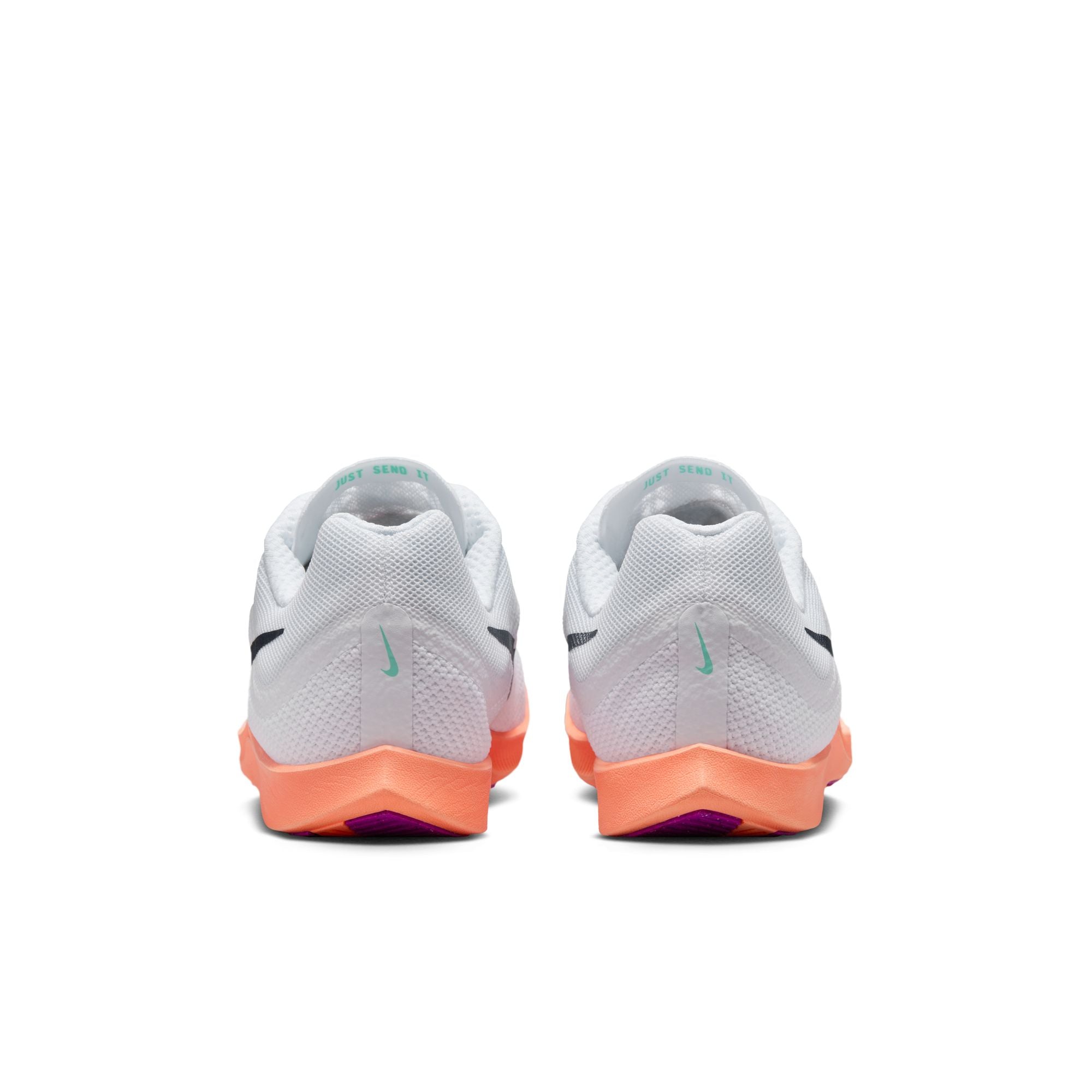 Unisex Zoom Rival Distance (101 - White/Obsidian-Bright Crimson-Hyper Turq)
