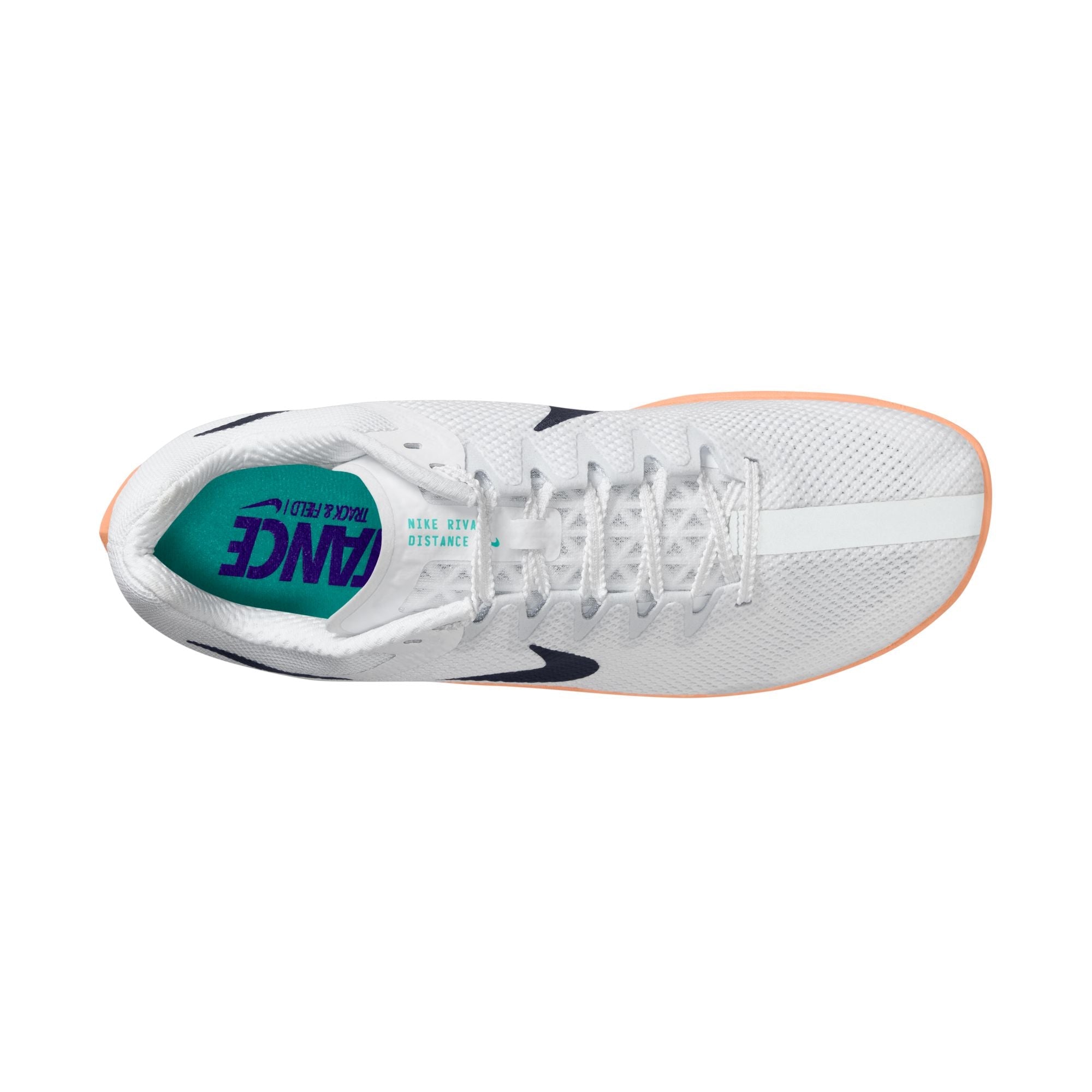 Unisex Zoom Rival Distance (101 - White/Obsidian-Bright Crimson-Hyper Turq)