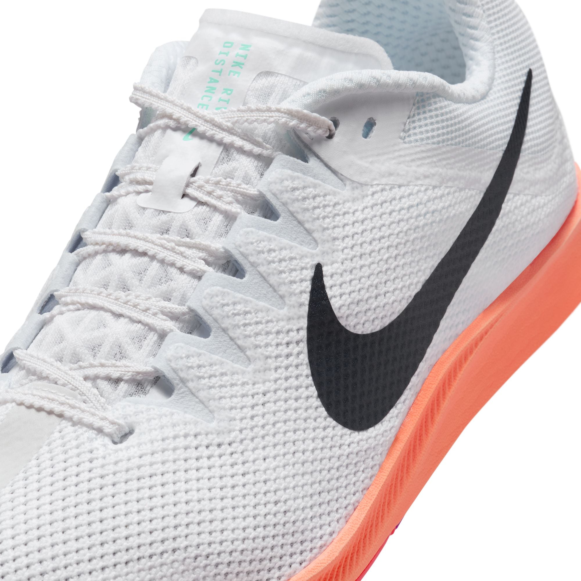 Unisex Zoom Rival Distance (101 - White/Obsidian-Bright Crimson-Hyper Turq)