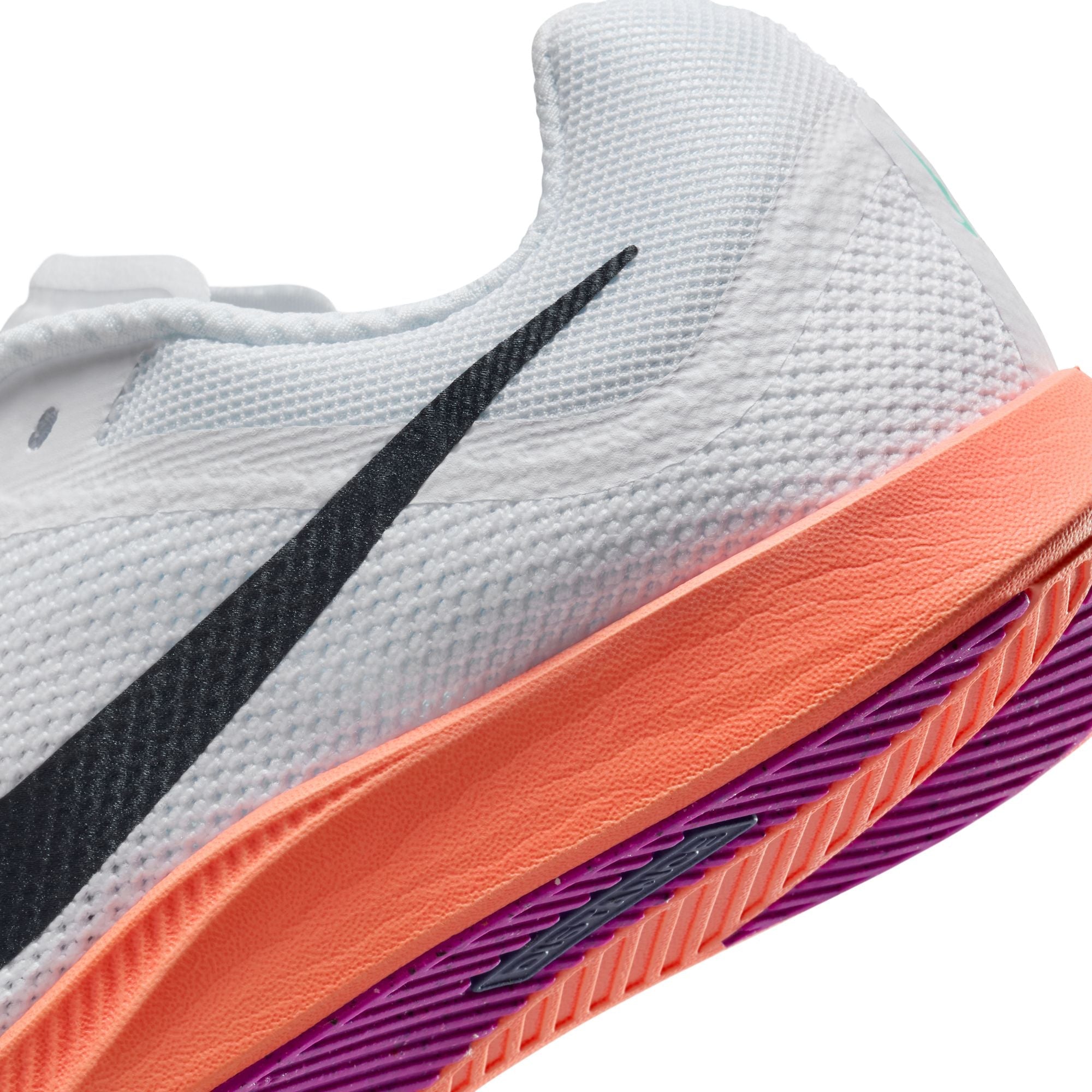 Unisex Zoom Rival Distance (101 - White/Obsidian-Bright Crimson-Hyper Turq)