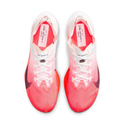 Men's Nike Vaporfly 4 Running Shoe - White/Midnight Navy/Bright Crimson - Regular (D)