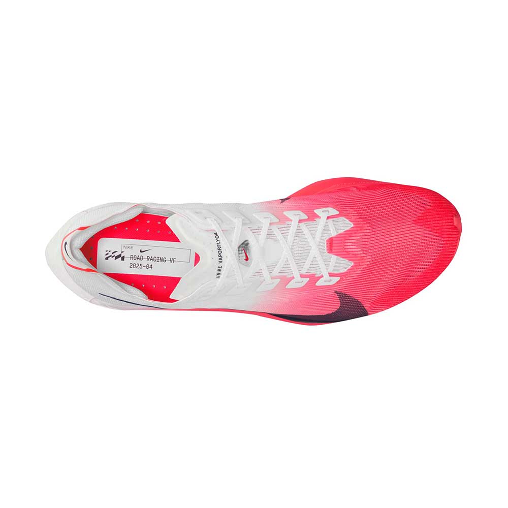 Men's Nike Vaporfly 4 Running Shoe - White/Midnight Navy/Bright Crimson - Regular (D)