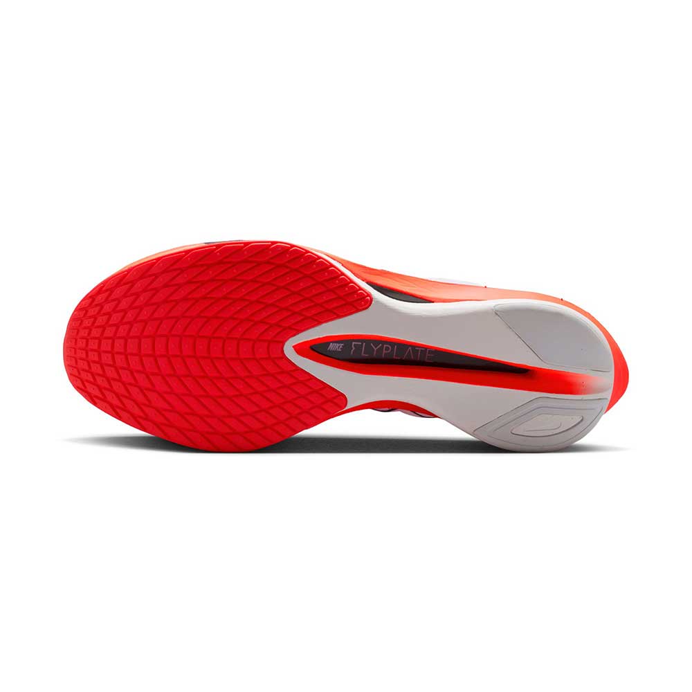 Men's Nike Vaporfly 4 Running Shoe - White/Midnight Navy/Bright Crimson - Regular (D)