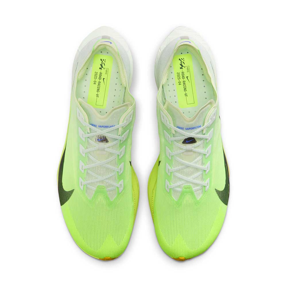 Men's Nike Vaporfly 4 Running Shoe - Barely Green/Black Spruce/Volt Tint - Regular (D)