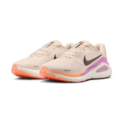 Women's Nike Structure 26 Running Shoe - Chalk/Tattoo/Light Magenta/Orange Pulse - Regular (B)