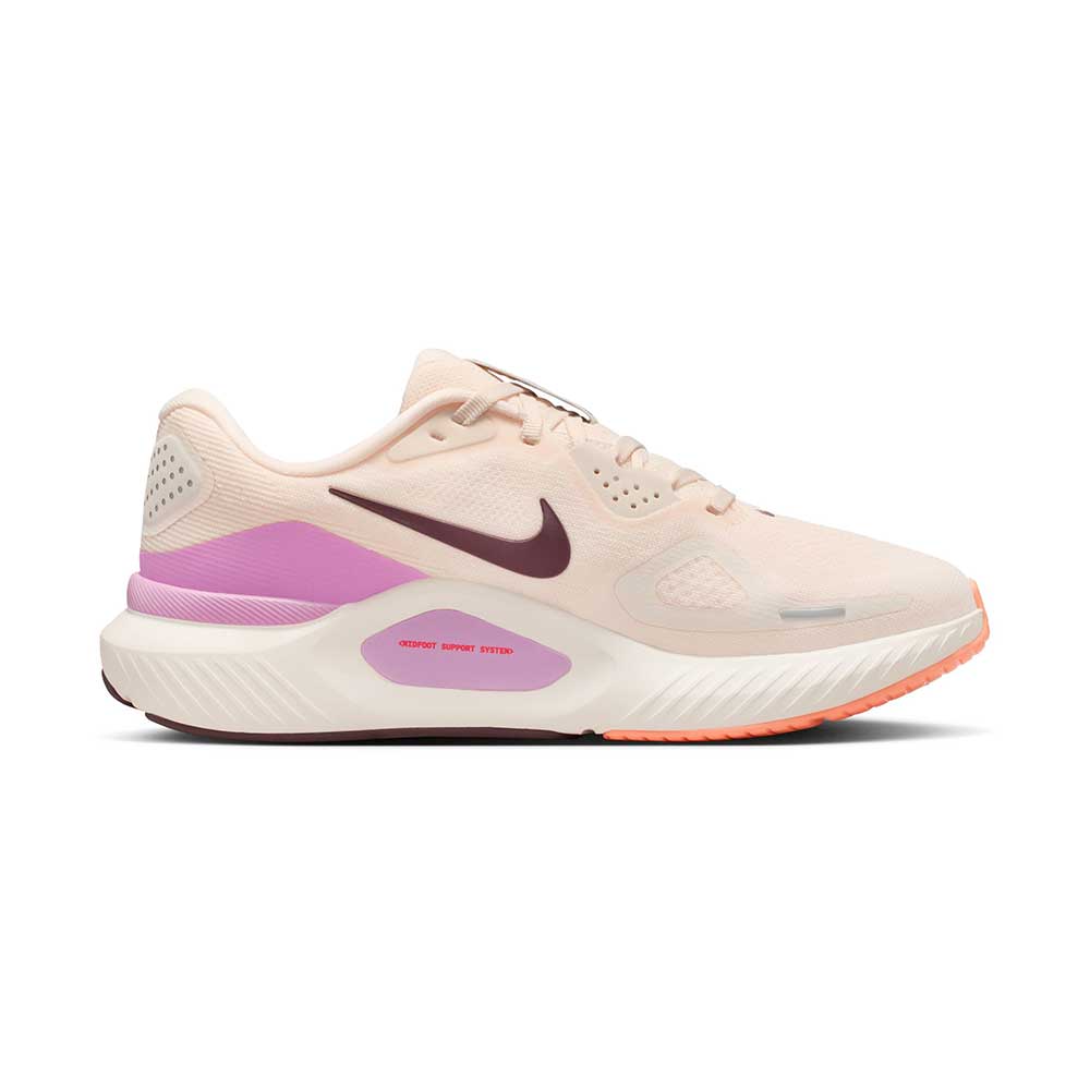 Women's Nike Structure 26 Running Shoe - Chalk/Tattoo/Light Magenta/Orange Pulse - Regular (B)