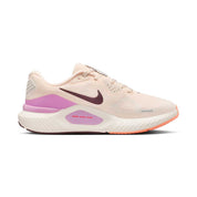 Women's Nike Structure 26 Running Shoe - Chalk/Tattoo/Light Magenta/Orange Pulse - Regular (B)