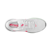 Men's Nike Structure 26 Running Shoe - White/Bright Crimson/Medium Ash - Regular (D)