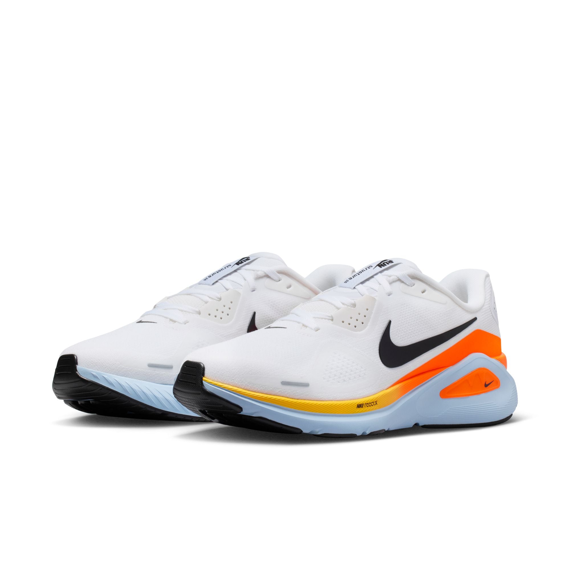 Men’s Structure 26 (107 - White/Black-Hydrogen Blue-Total Orange)