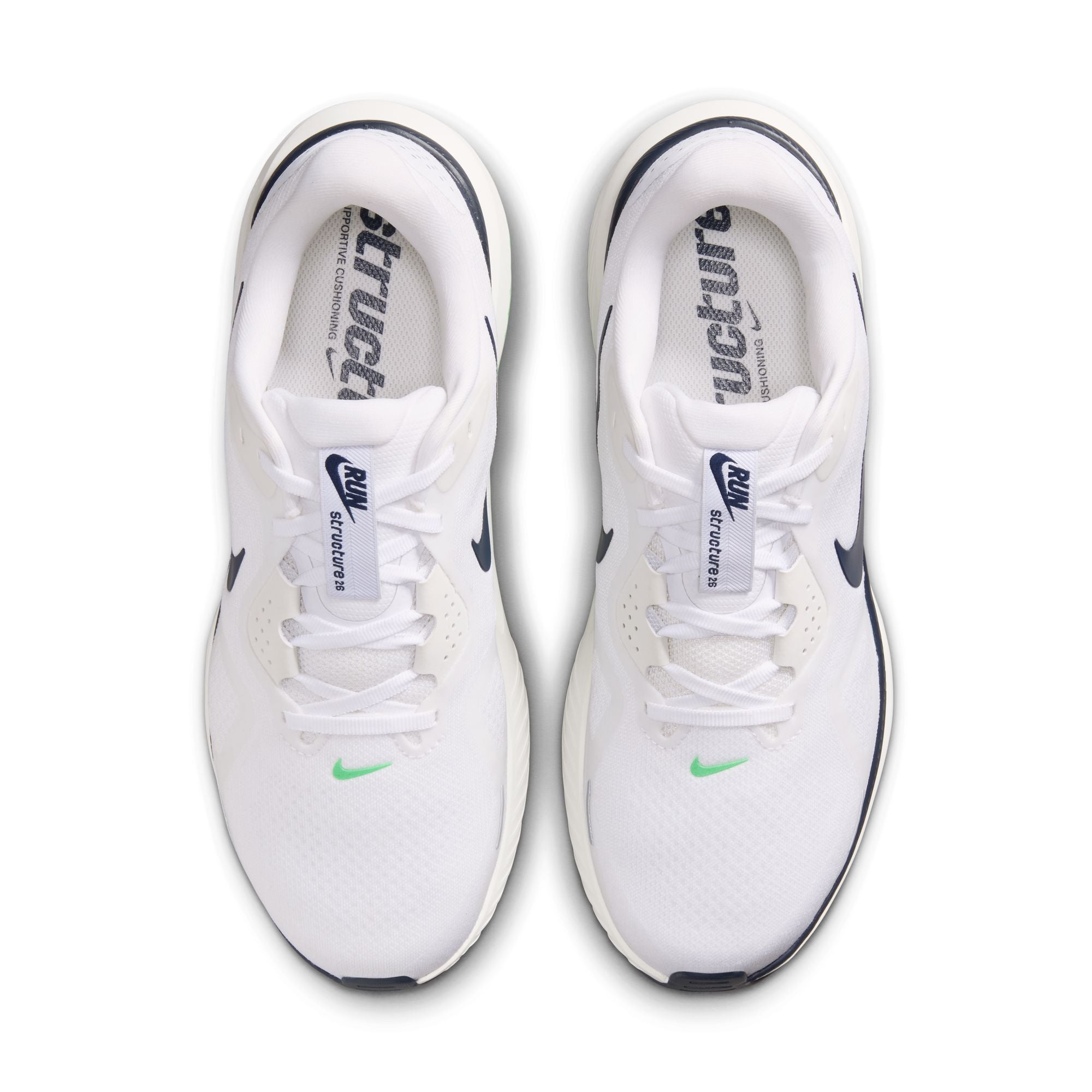 Men’s Structure 26 (108 - White/Midnight Navy/Green Spark)